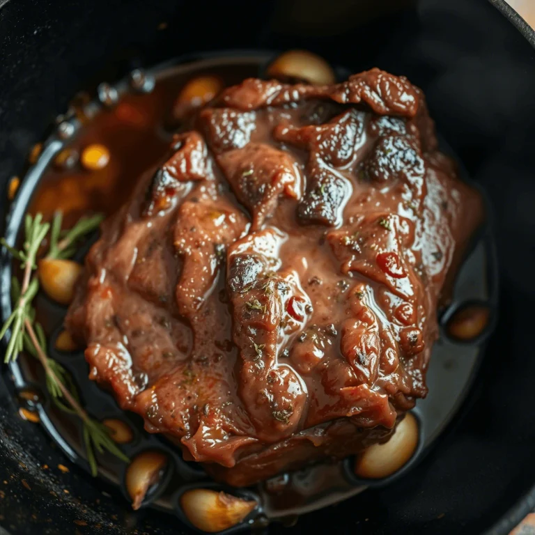 Joue de bœuf confite 7 heures